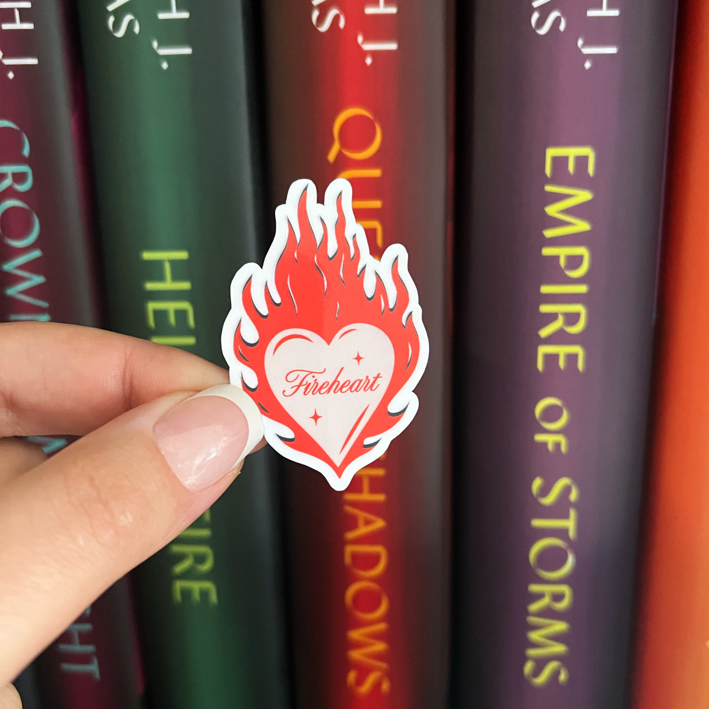 Fireheart Heart & Flames Sticker TOG