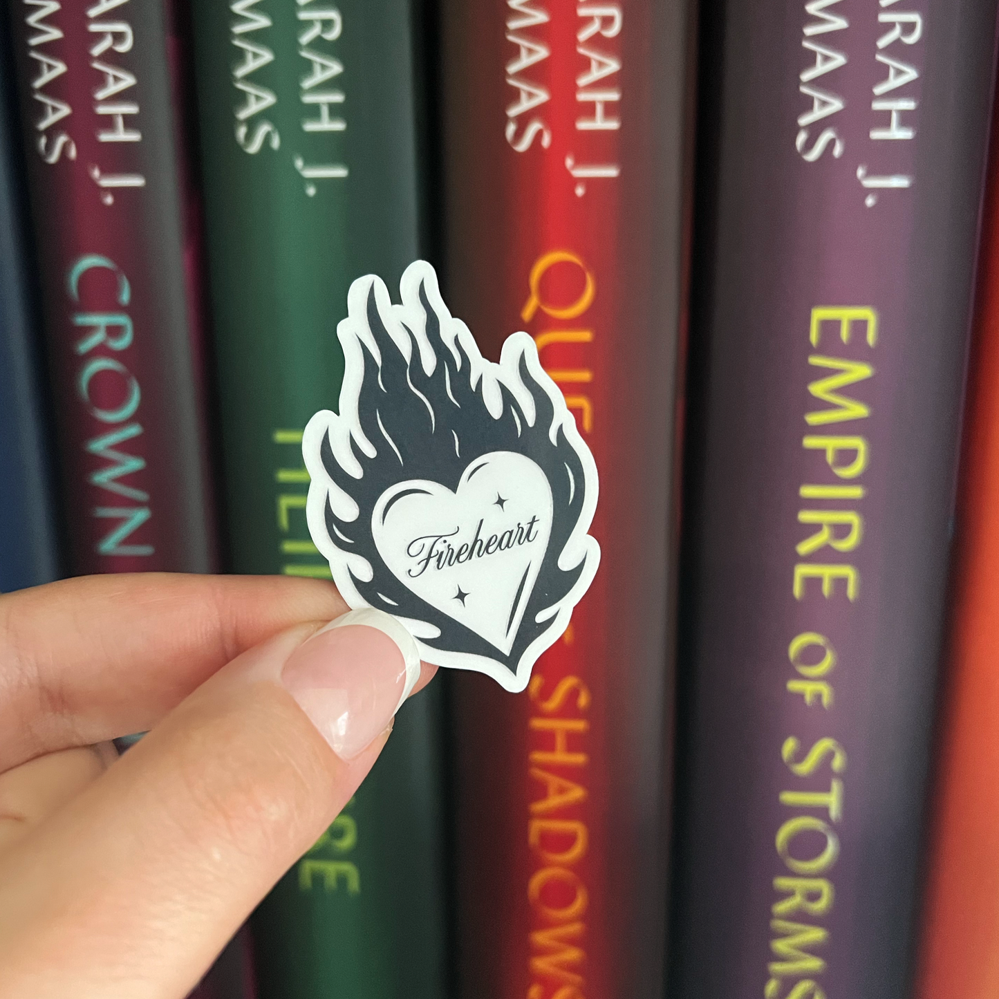Fireheart Heart & Flames Sticker TOG