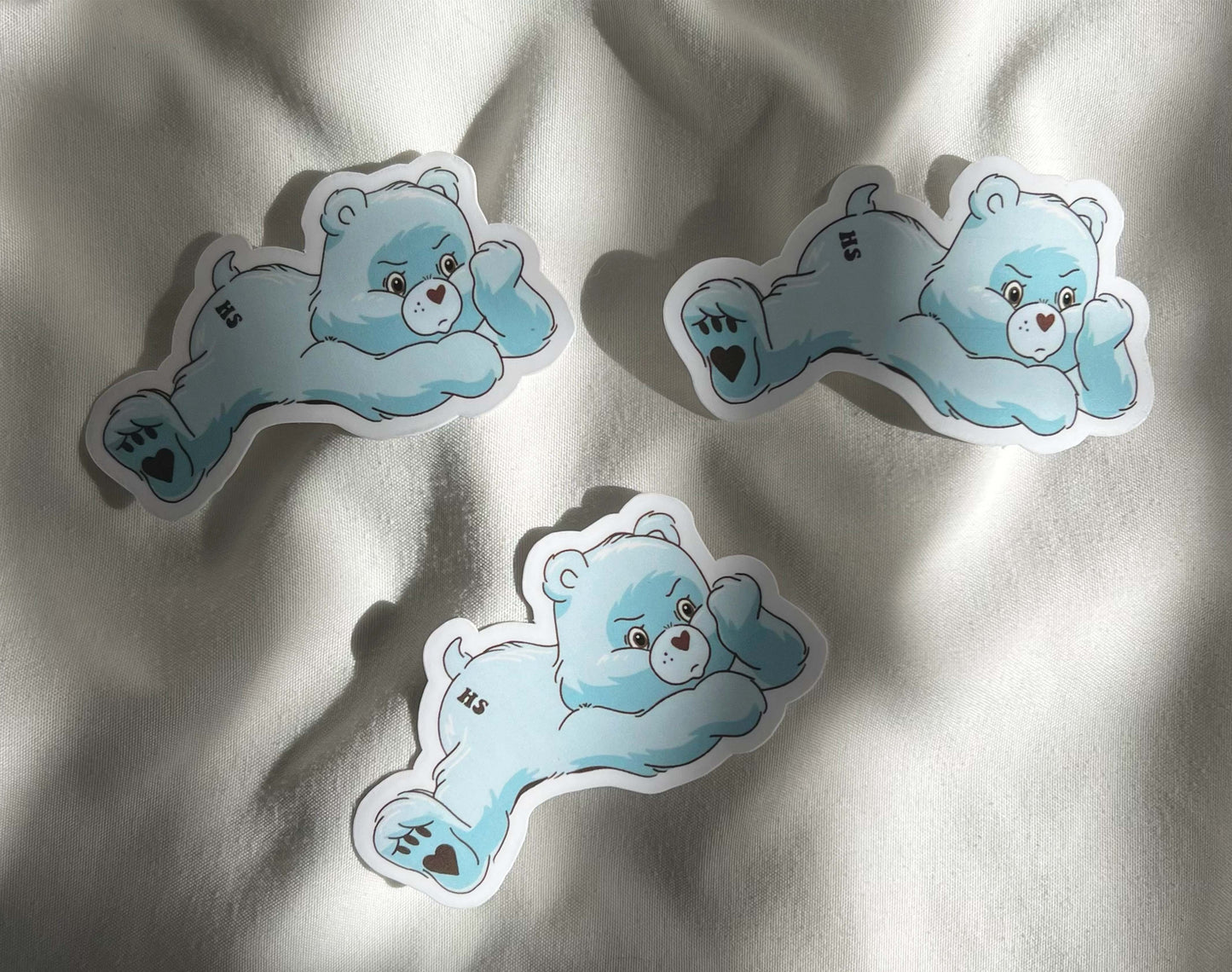 HS Care Bears Stickers Hare Bears
