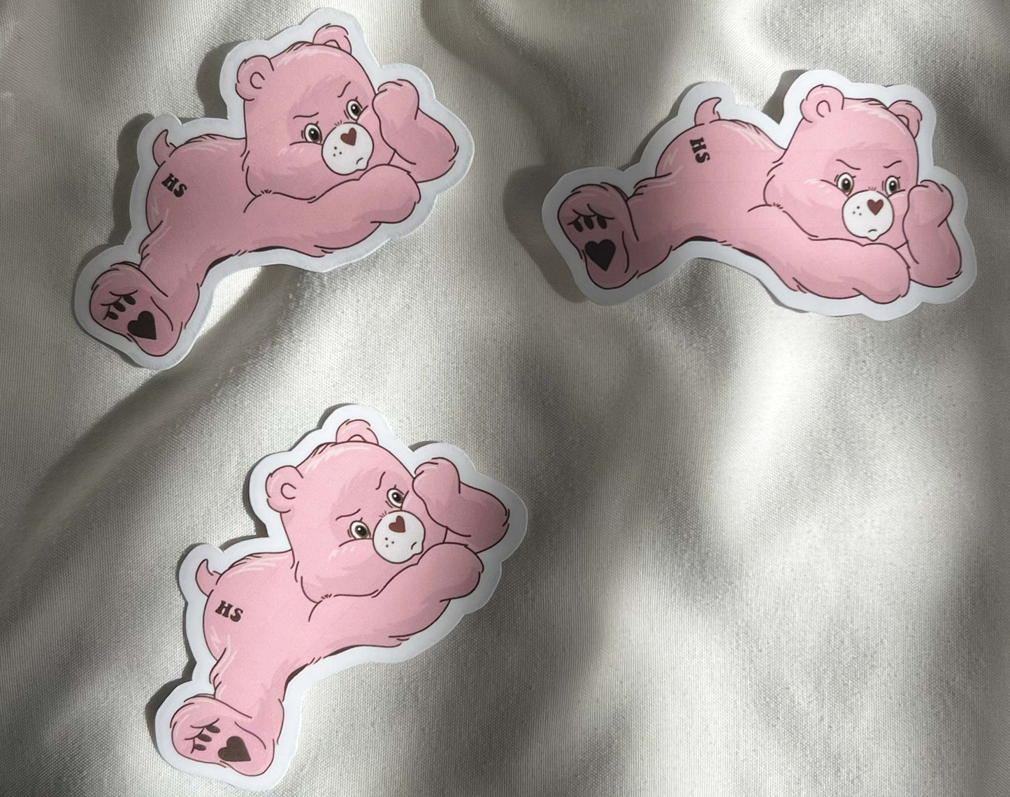 HS Care Bears Stickers Hare Bears