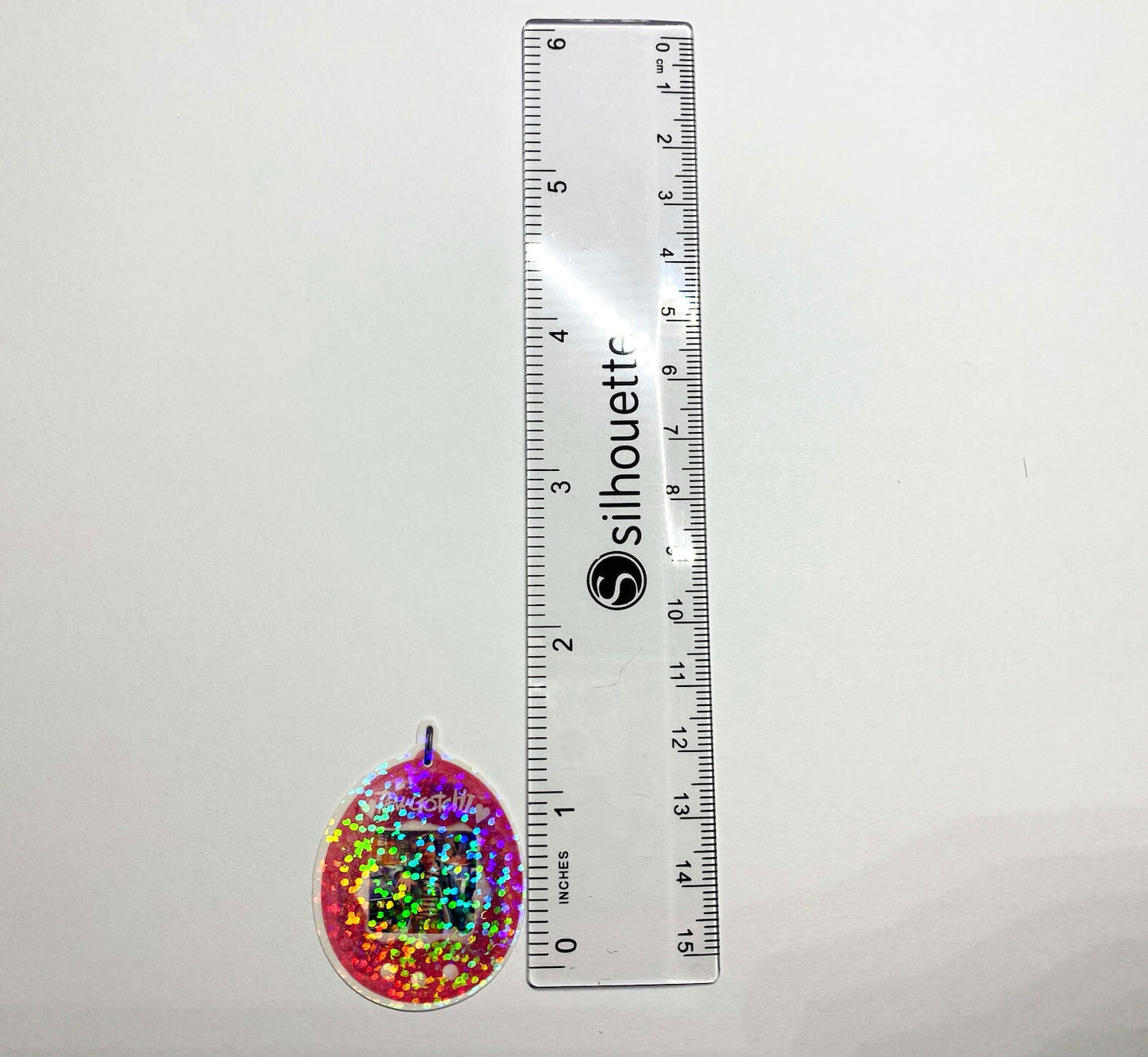 Harry Styles Tamagotchi, Pink, Y2K 90s Sparkly Sticker :1.5 inches