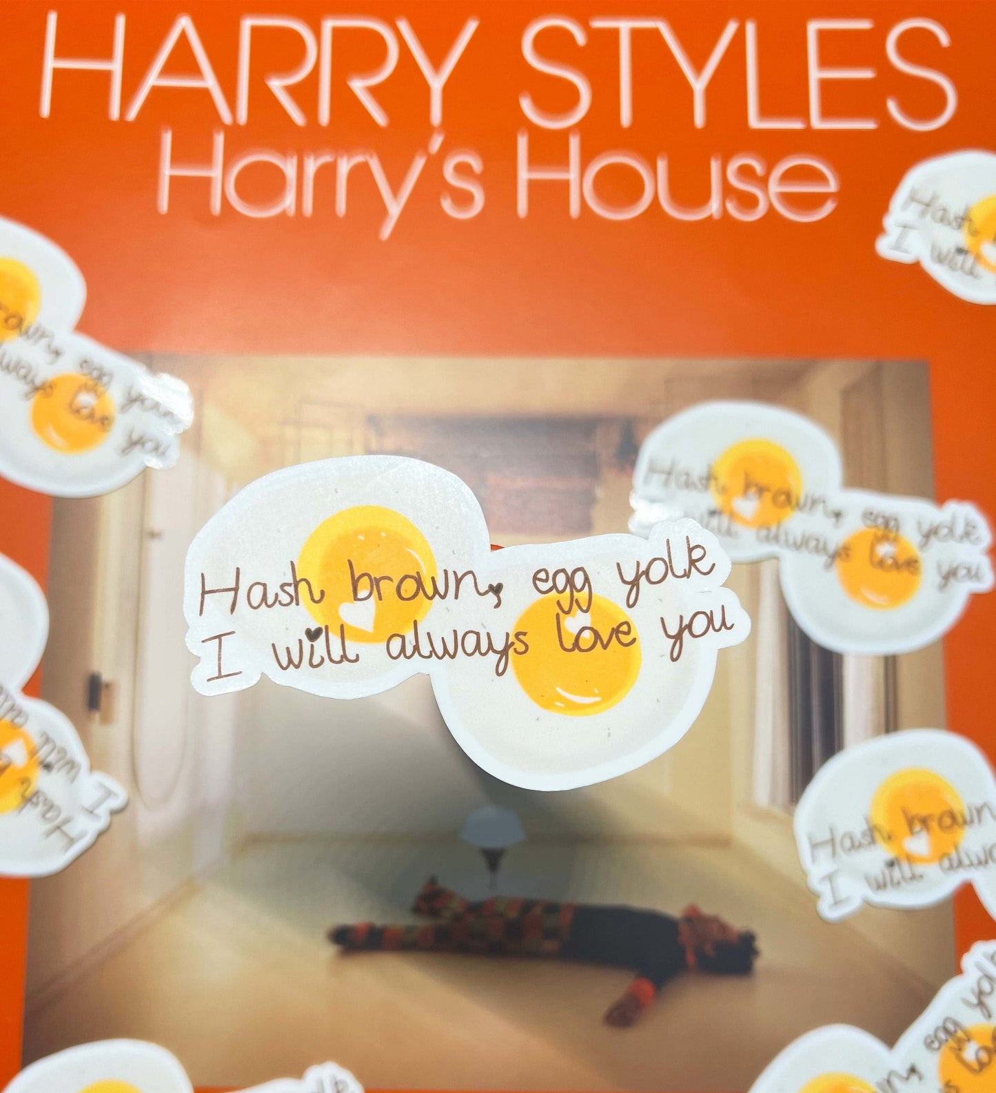 Keep Driving “Hash Brown Egg Yolk I Will Always Love You” Stickers - HS Inspired