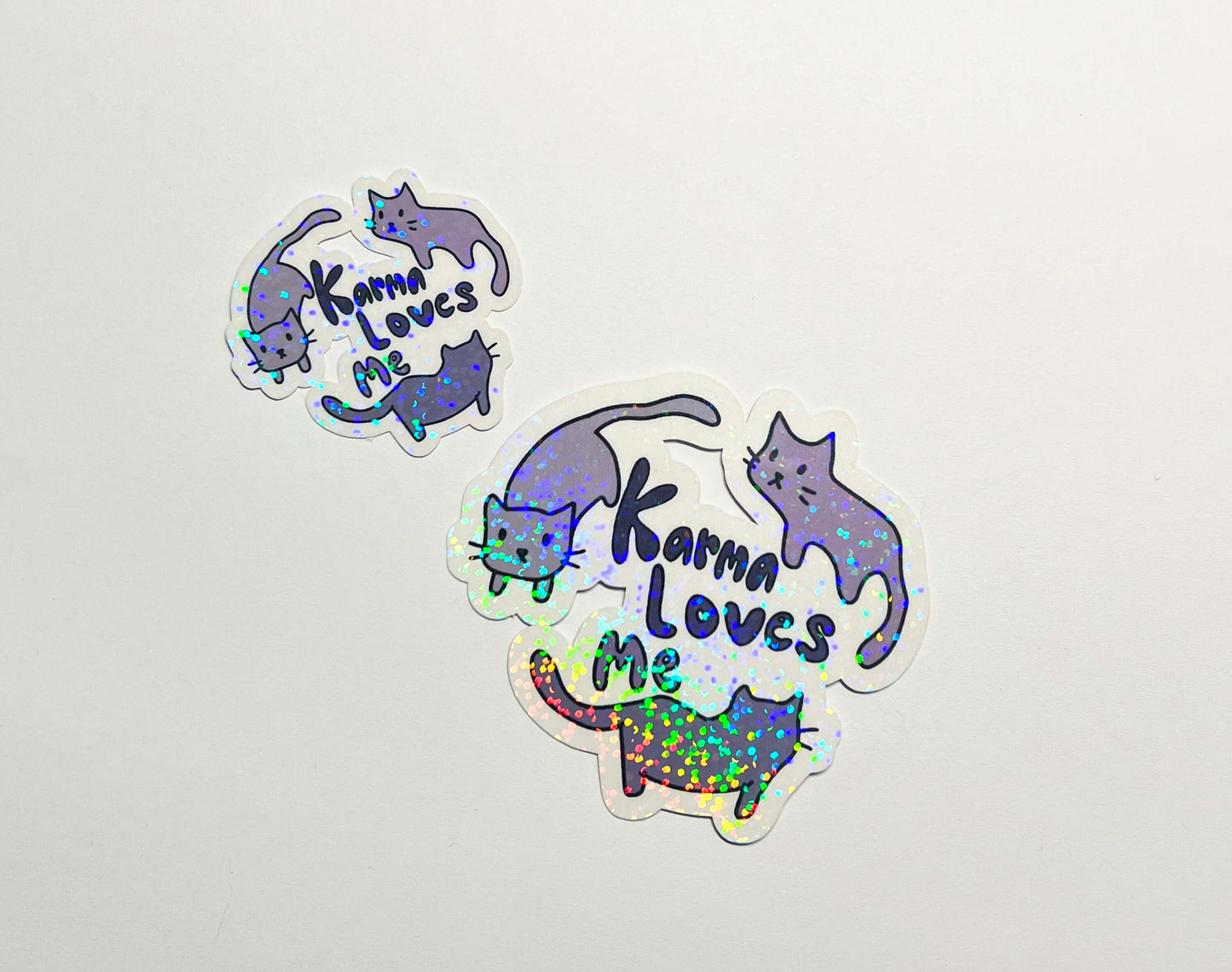 Taylor Swift Karma Cat Sparkly Sticker