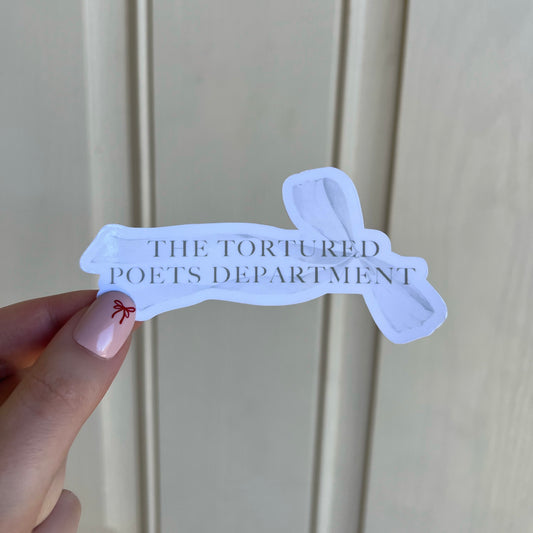 Tortured Poets Department Taylor Sticker - Big Bow