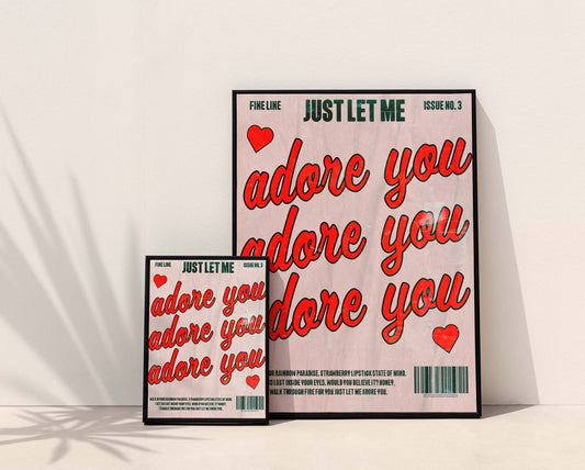 Adore You - HS - Premium Matte Vertical Poster (multiple sizes)