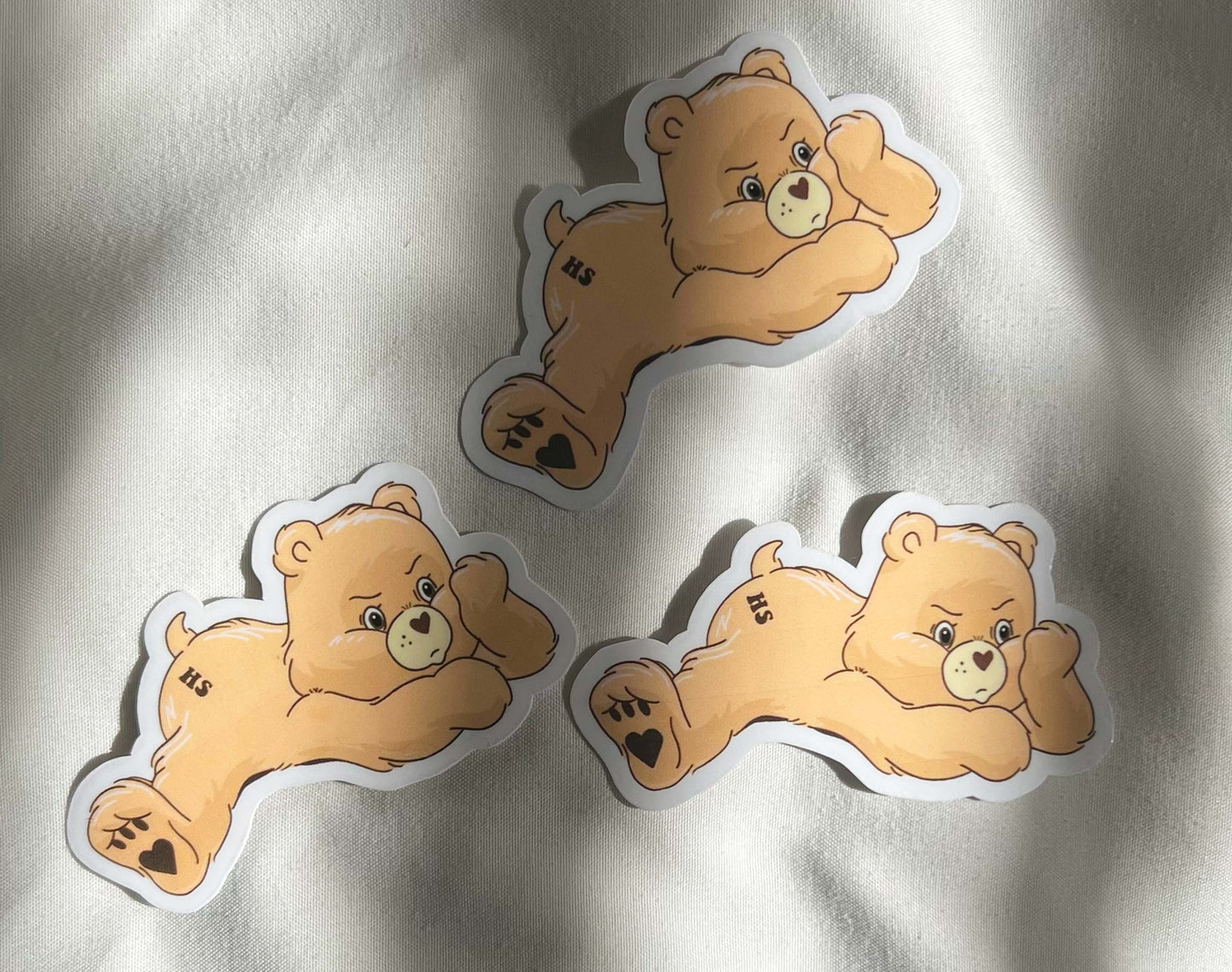 HS Care Bears Stickers Hare Bears