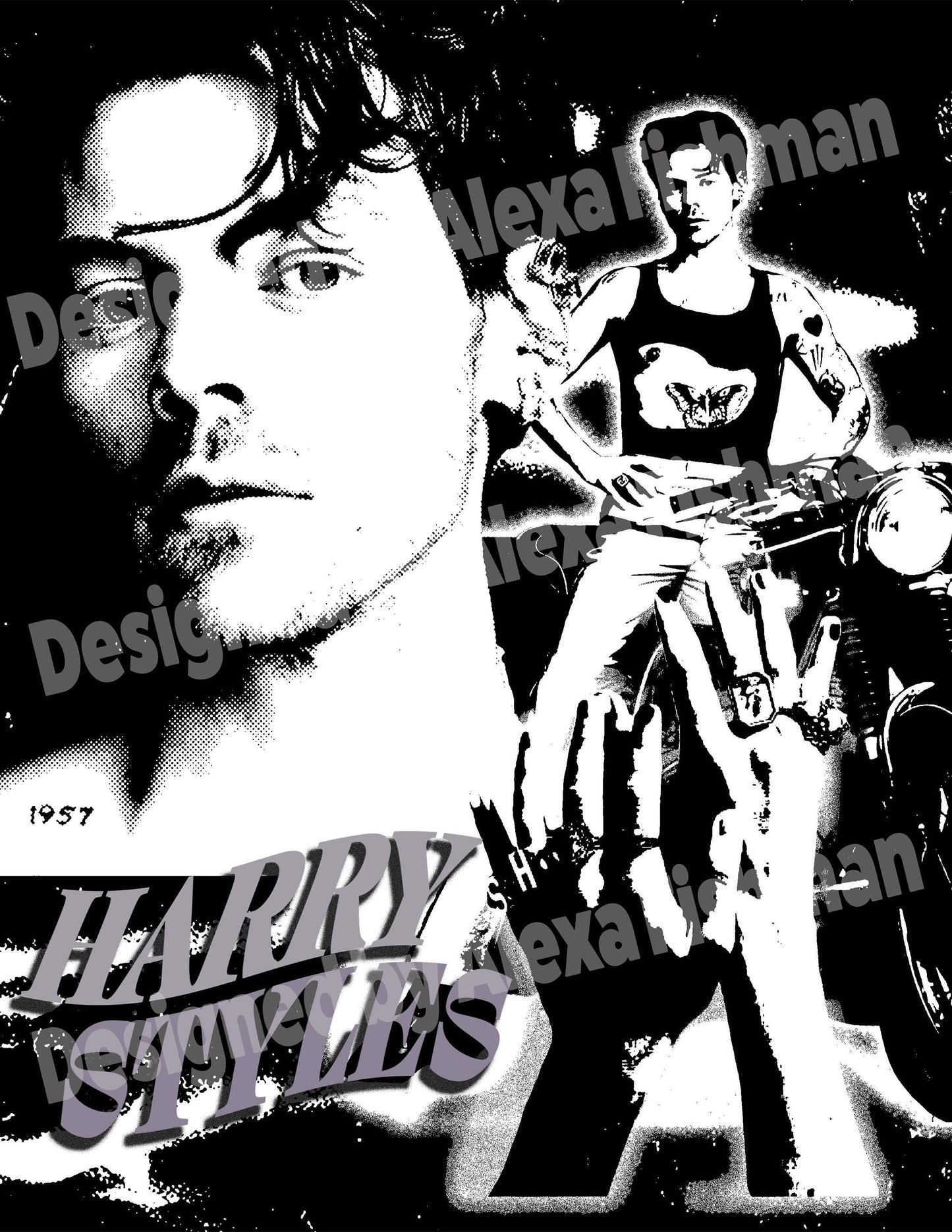 Harry Styles Pleasing for Dazed Magazine - 8.5x11 Poster (Letter sized)