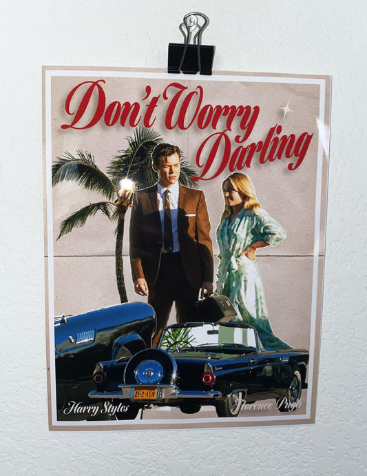 Harry Styles -Don't Worry Darling- Movie Poster - 8.5x11 (Letter sized)