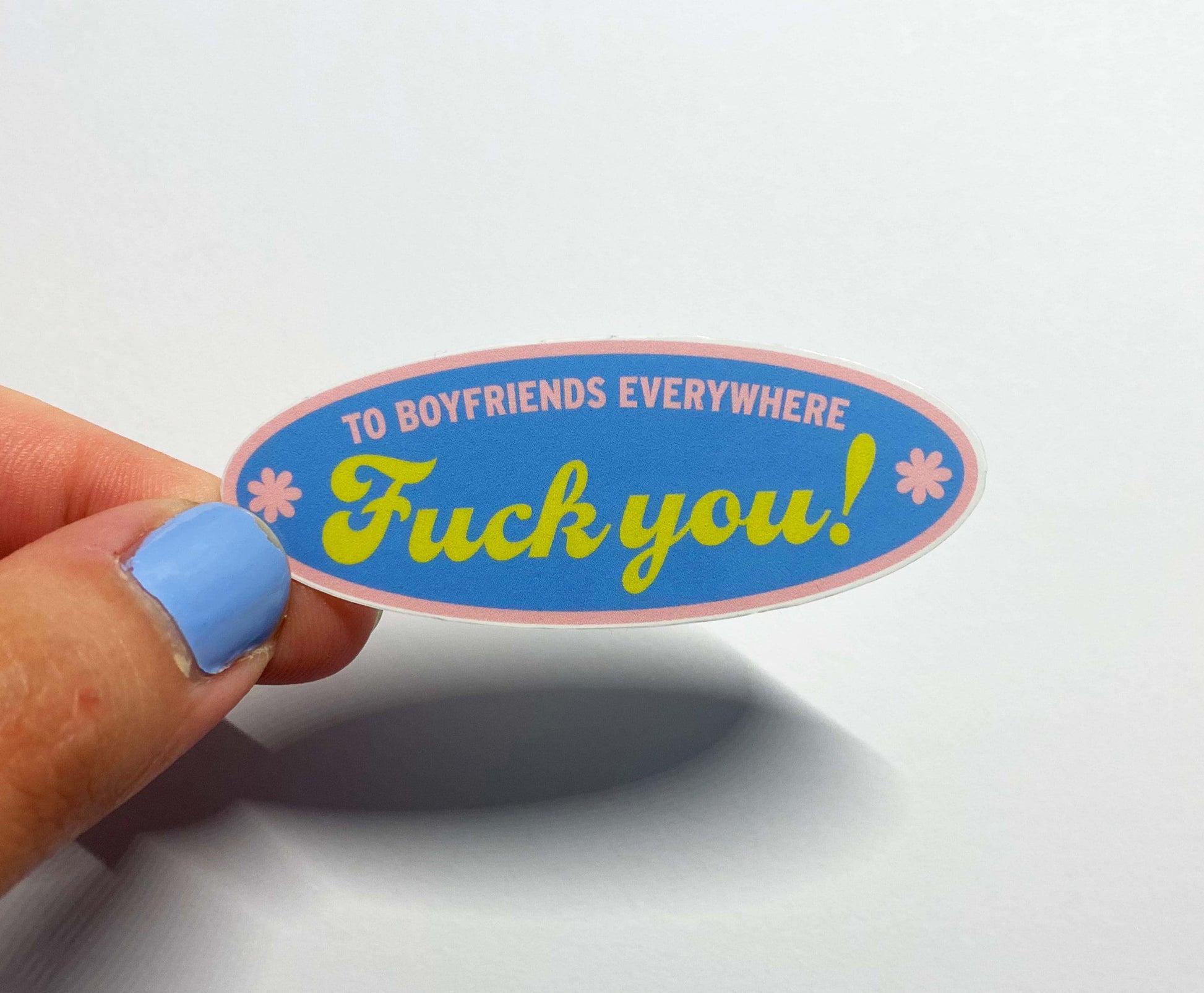 Boyfriends Song Sticker & Car Bumper Sticker: "To Boyfriends Everywhere F*ck You" - Harry Styles Inspired