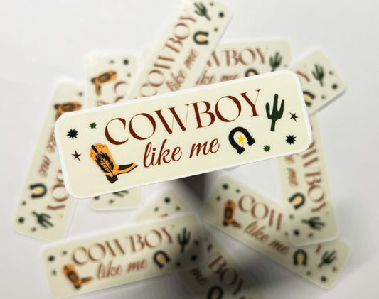 Cowboy Like Me - Taylor Swift Sticker